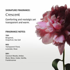 CYKLAR Crescent scent blends cedar, moss, and frankincense.