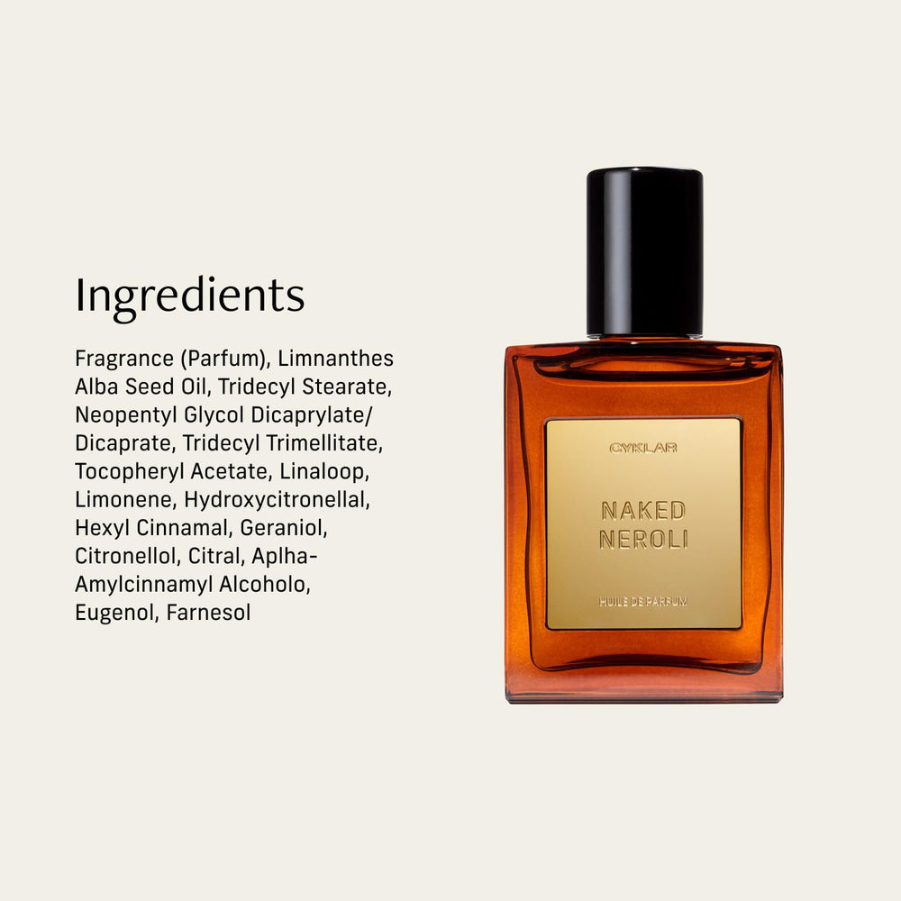 CYKLAR Perfume oil dabbed on skin for layering.
