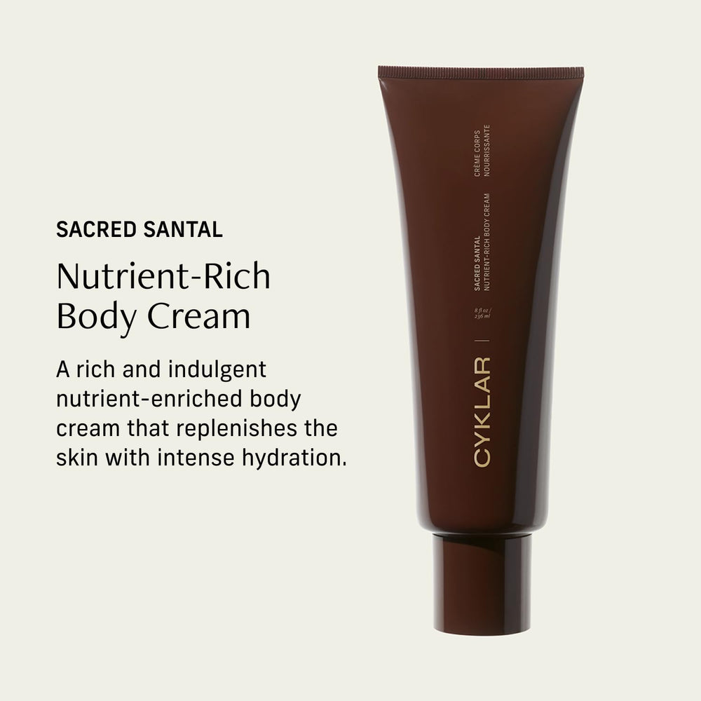 CYKLAR Sacred Santal nutrient cream tube 8oz for daily moisturization
