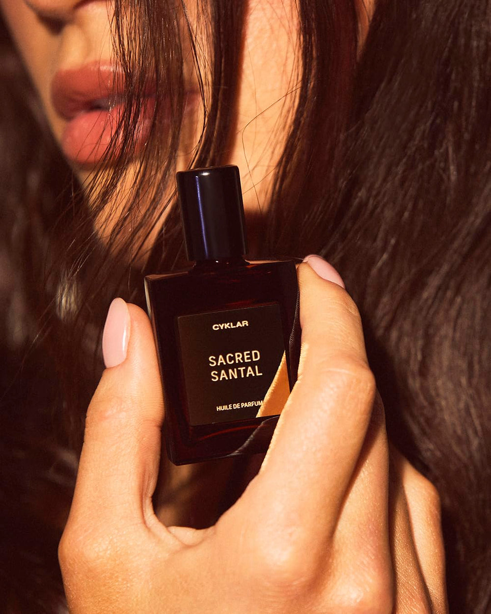 CYKLAR Sacred Santal pocket-friendly packaging ready for quick scent refreshes.
