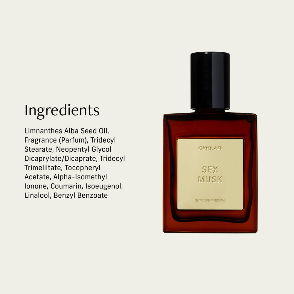 CYKLAR Sex Musk on-skin glow when worn.