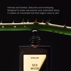 CYKLAR Sex Musk travel-size bottle fits in your bag.