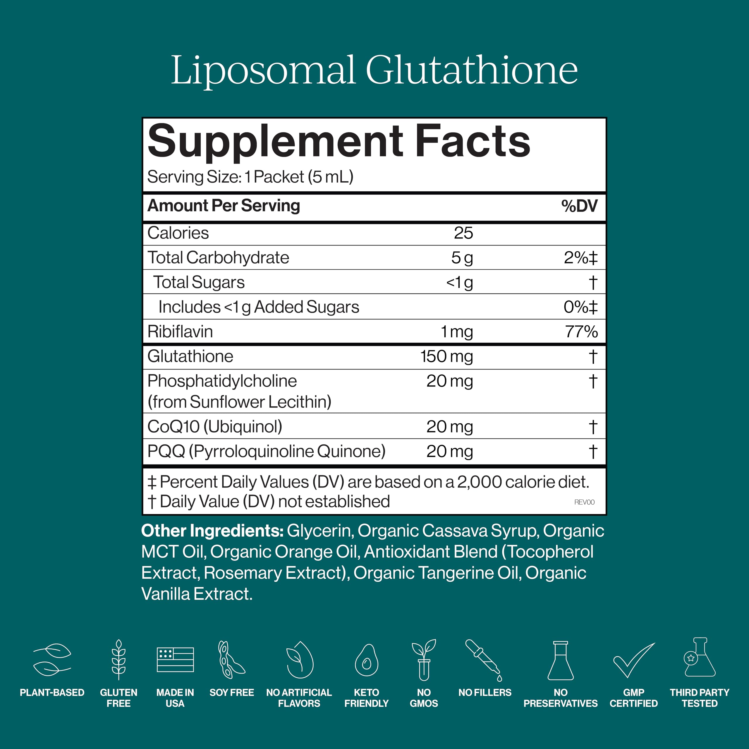 CYMBIOTIKA Liposomal Glutathione dropper for convenient dosing