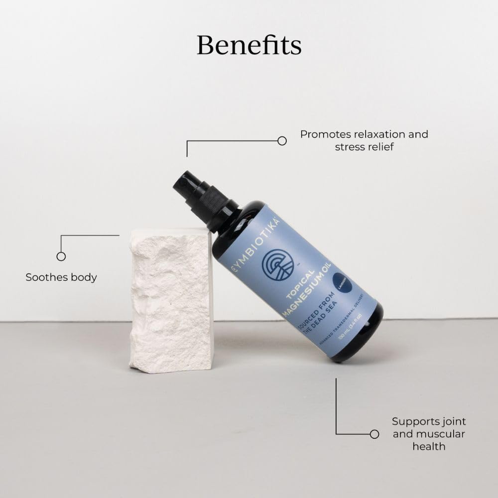 CYMBIOTIKA spray applied to skin for targeted muscle comfort