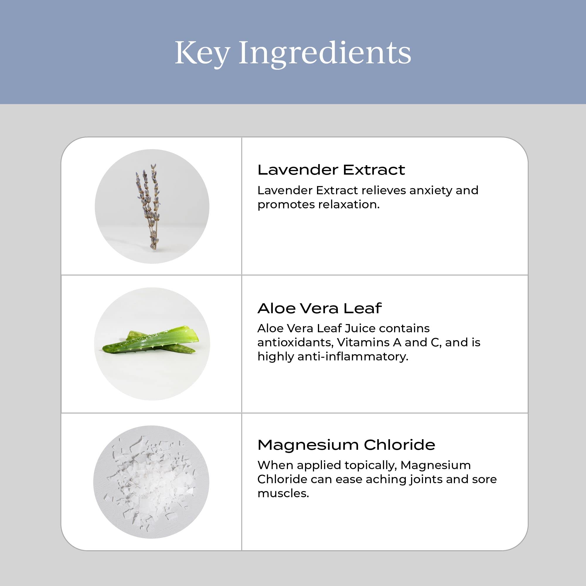 Close-up of lavender extract in CYMBIOTIKA magnesium oil spray