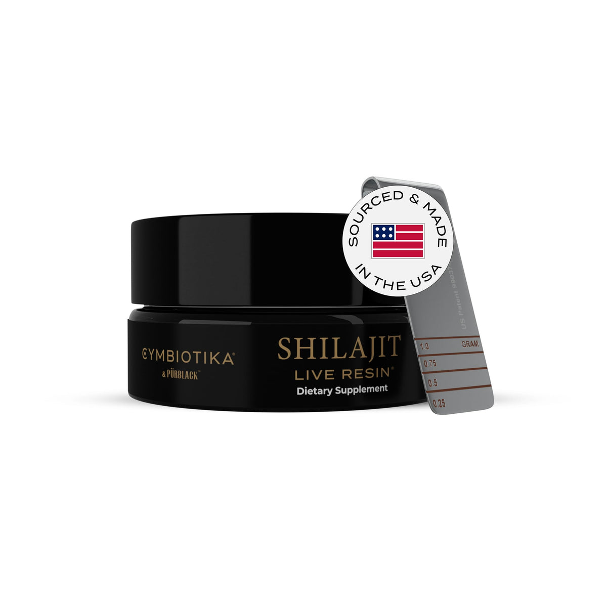 CYMBIOTIKA Shilajit resin jar with 84 minerals for daily energy