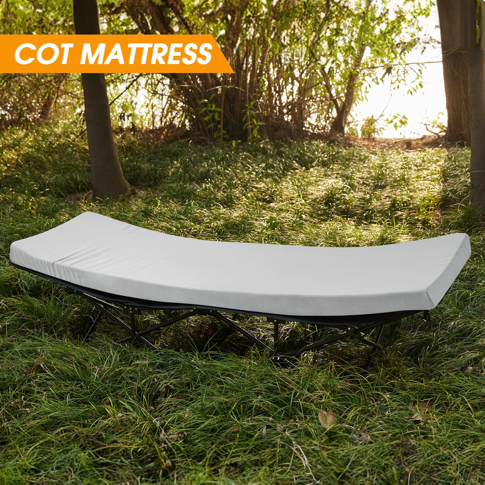 CYMULA 75x30 inch cot mattress fits a wide range of cots with straps