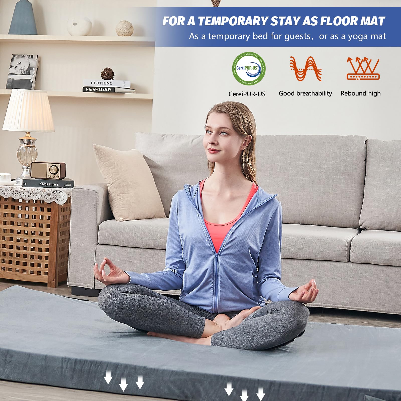 CYMULA car travel mattress ready for road trips and car sleeps.