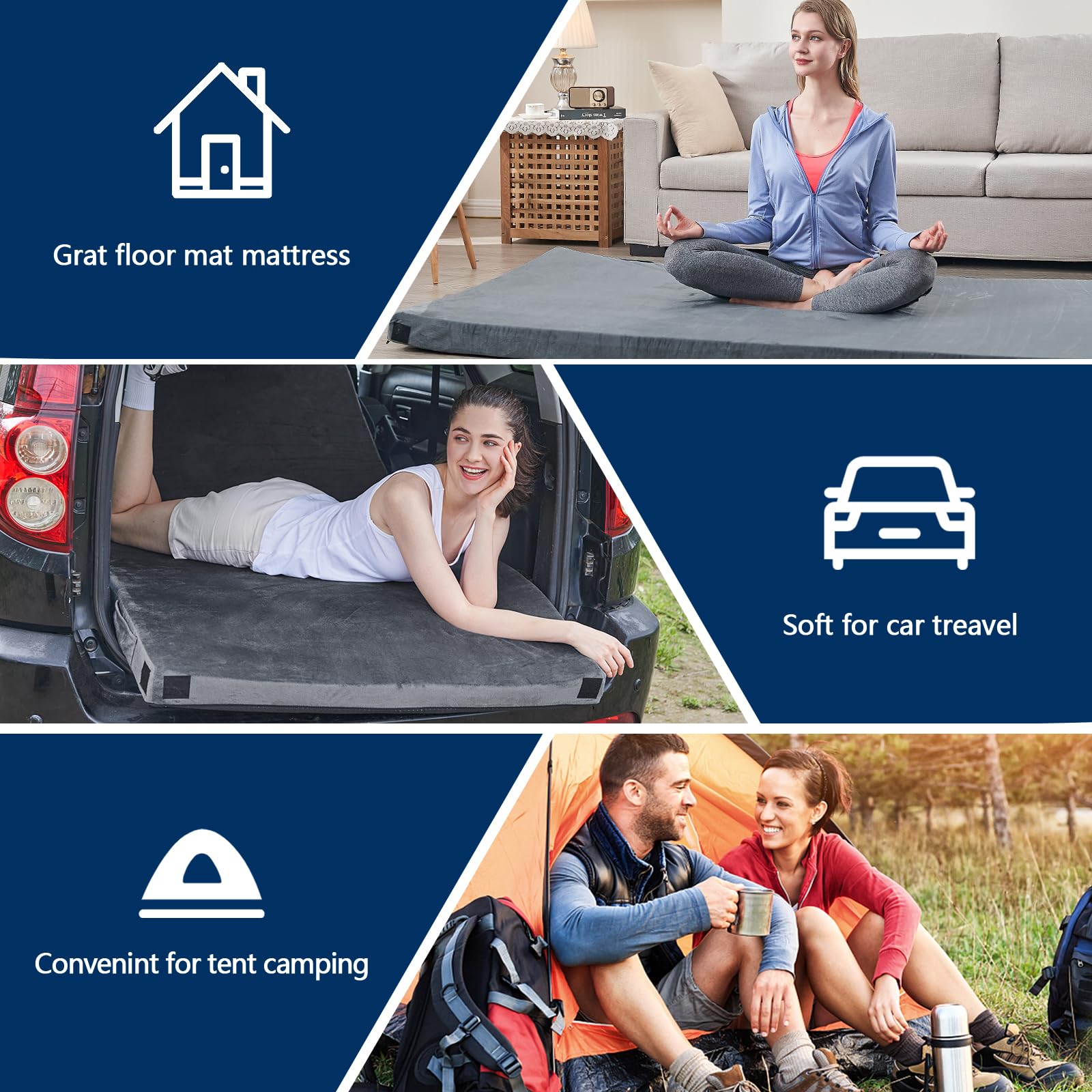 CYMULA roll-up design with travel bag makes packing easy for car trips