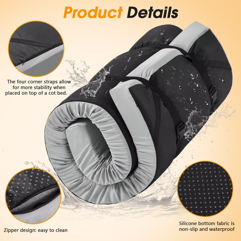 CYMULA portable mattress for travel sized 75x30 inches