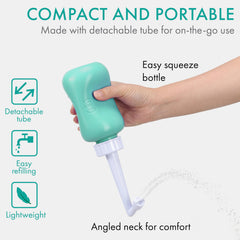 Cynpel Peri Bottle holds 12oz for full single-use freshness.