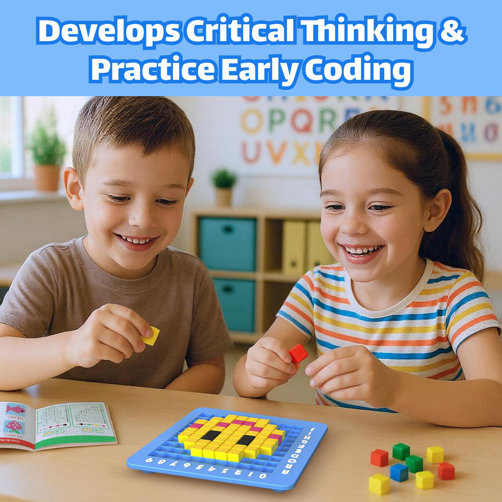 CYOEST Pixel Art Kit easy-to-use parts support fine motor skills
