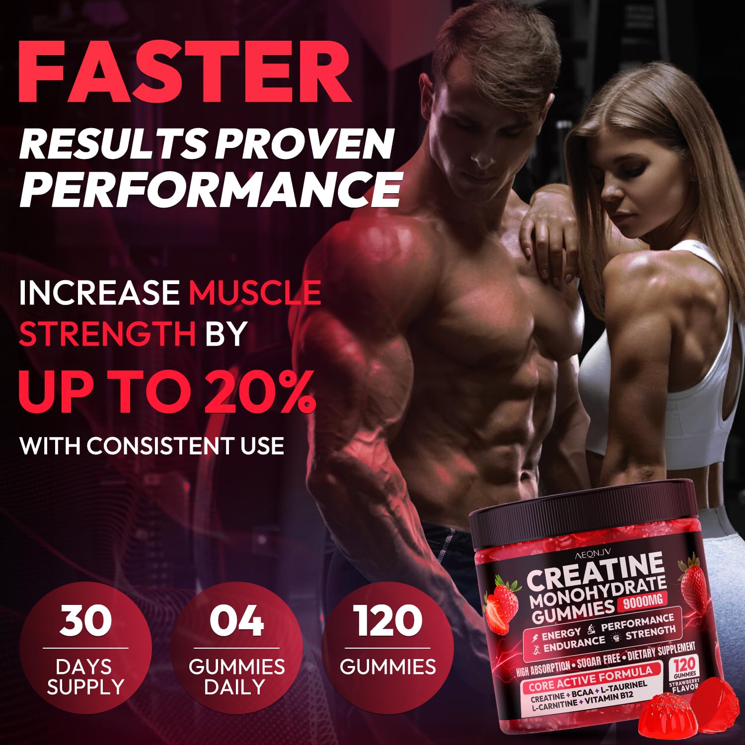 Cytona AEQNJV Creatine Gummies on-the-go pack fits gym bag routines