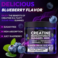 Cytona AEQNJV Creatine Gummies ingredients close-up highlighting performance-enhancing blend