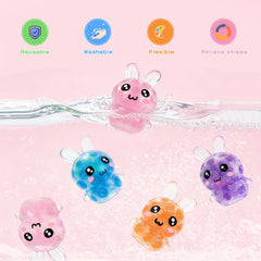 Cyunda bright bunny squishies enhance Easter celebrations with soft textures.