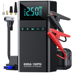 CZKBG 10-in-1 jump starter front view showing compact roadside helper