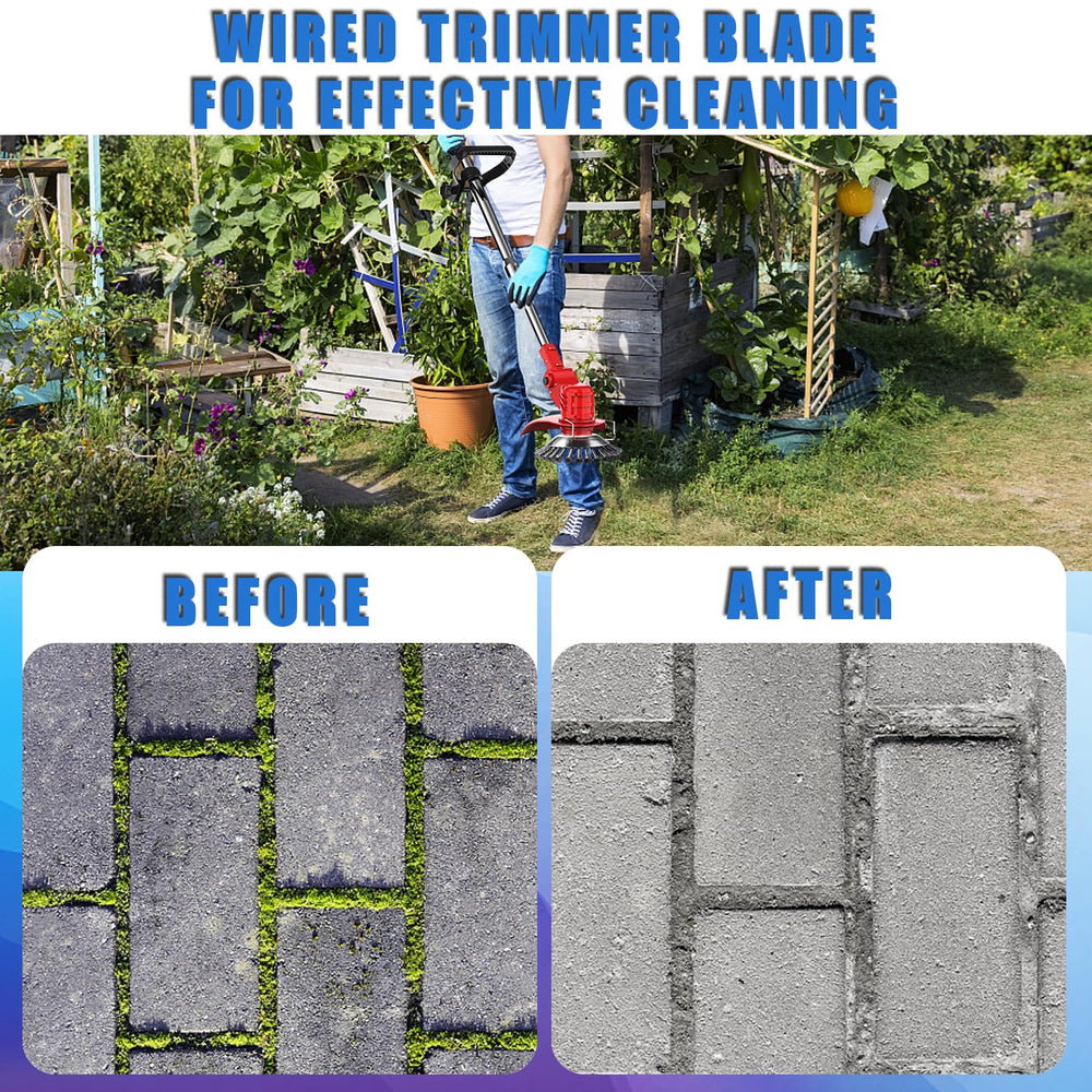 CZS weed eater blade ideal for sidewalk moss and edging tasks