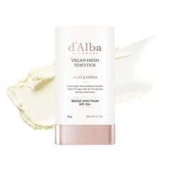d'alba Piedmont Air Fit Fresh Sun Stick front view with portable SPF protection.