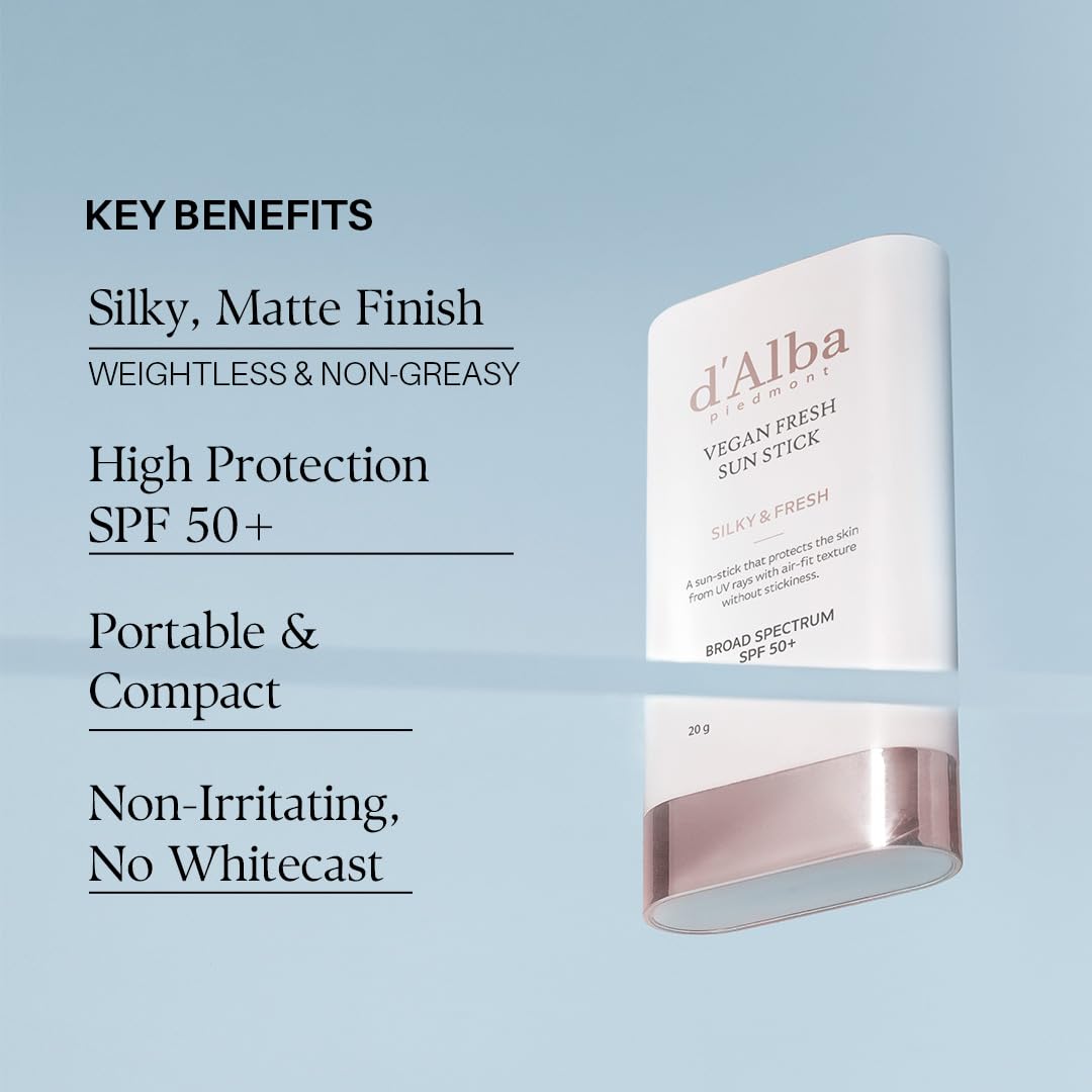 d'alba Piedmont Air Fit Fresh Sun Stick on-the-go use during outdoor activities.