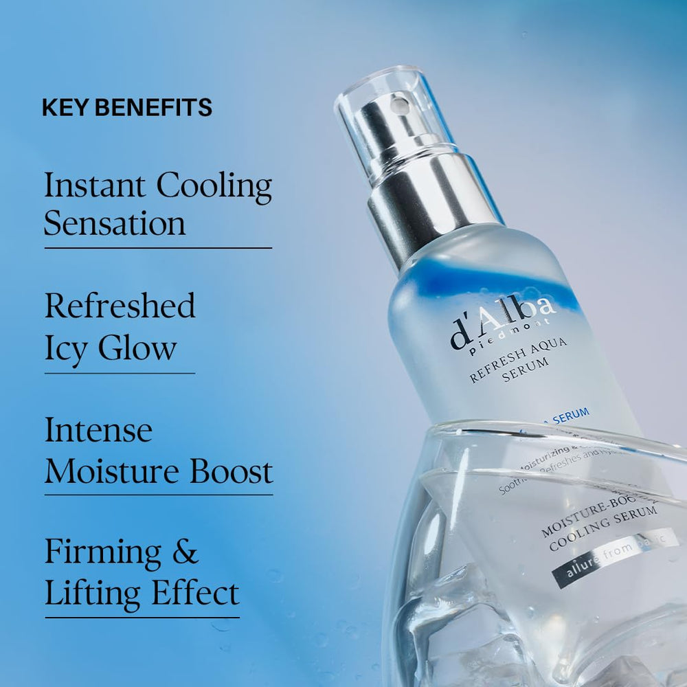 The d'alba Piedmont Korean skincare all-in-one mist for daily use.
