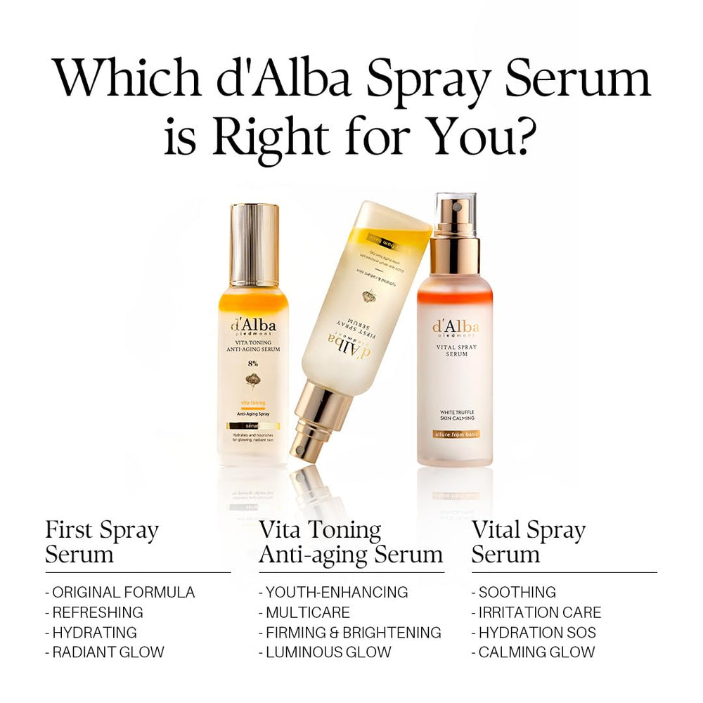 d-alba Piedmont Vita Toning pump-dispense close-up for precise, effortless application.