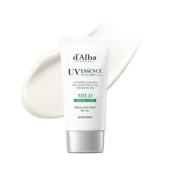 d'alba Piedmont Waterfull sunscreen bottle closeup highlighting mineral protection