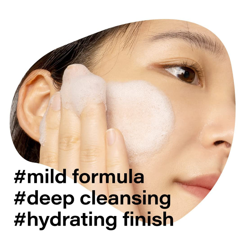 Close-up of rich foam from d'alba Piedmont cleanser