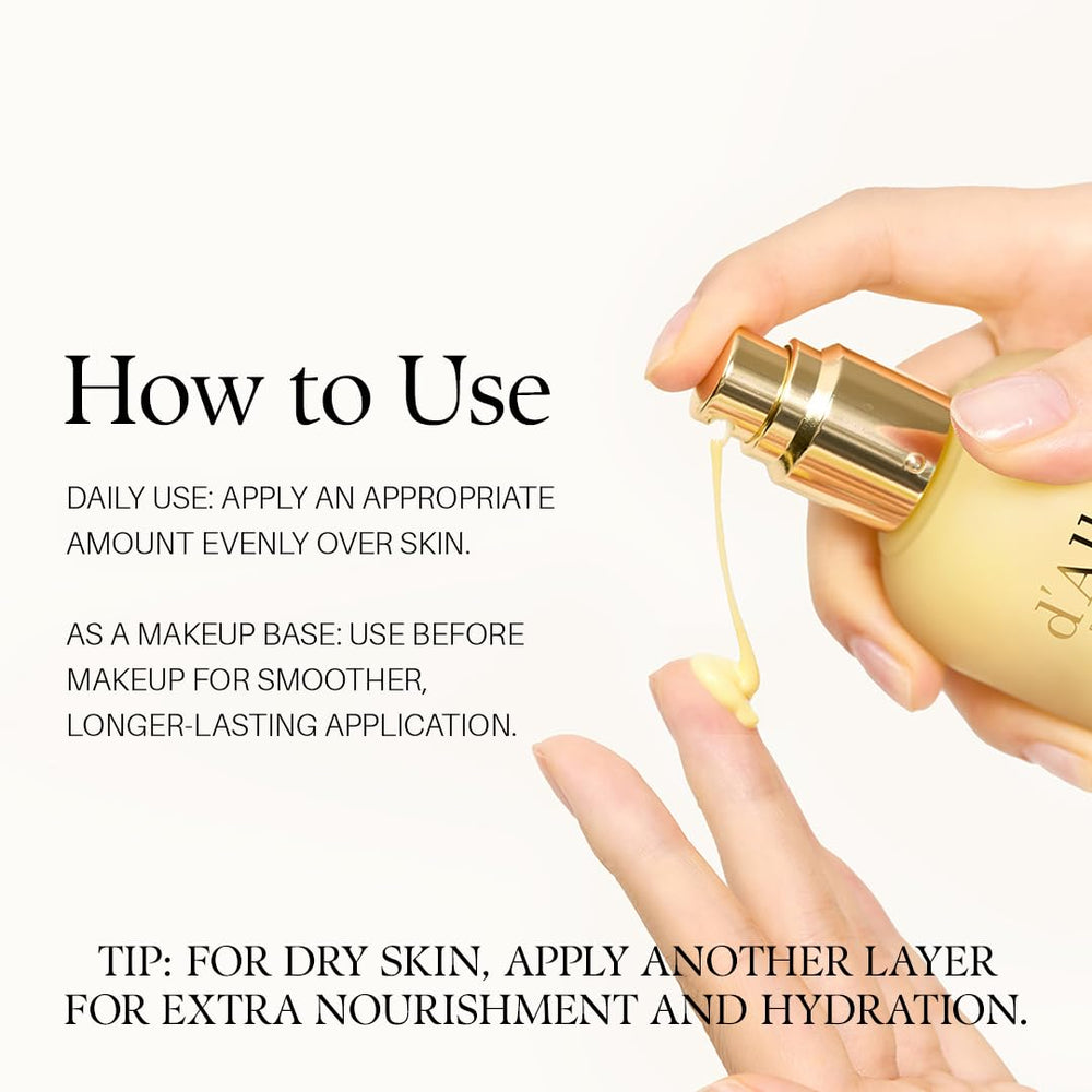 Daily routine step for a soft, glow-enhanced complexion