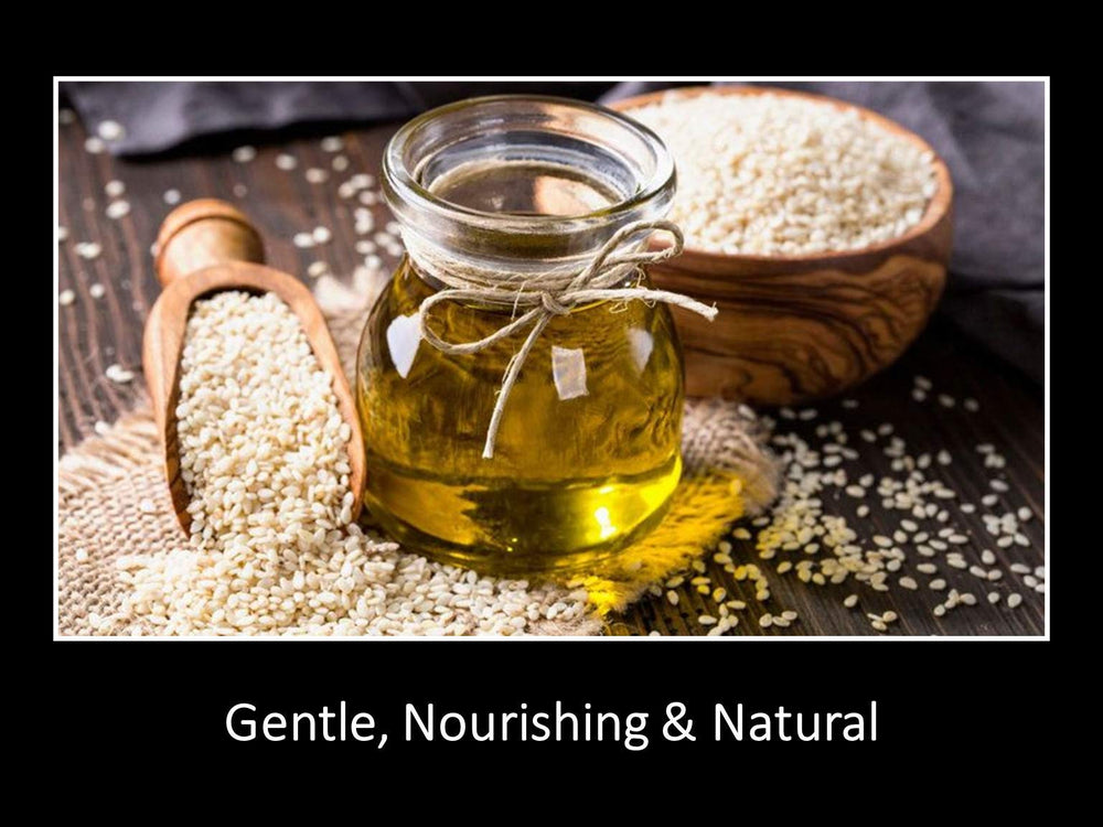 DAANA sesame oil for hair care nourishes scalp and helps reduce dryness.