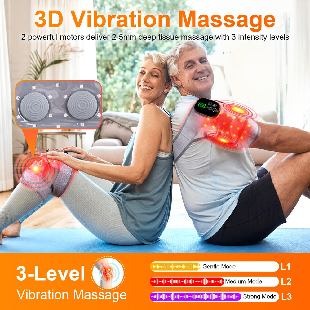 DABLEIBEN knee massager offers cordless operation