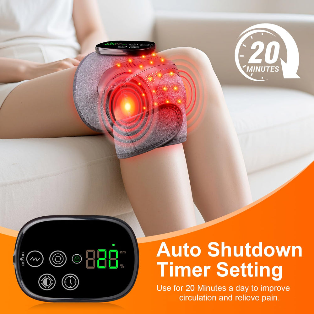 DABLEIBEN knee massager features ergonomic strap for fit