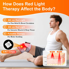 DABLEIBEN knee massager emits red light for recovery