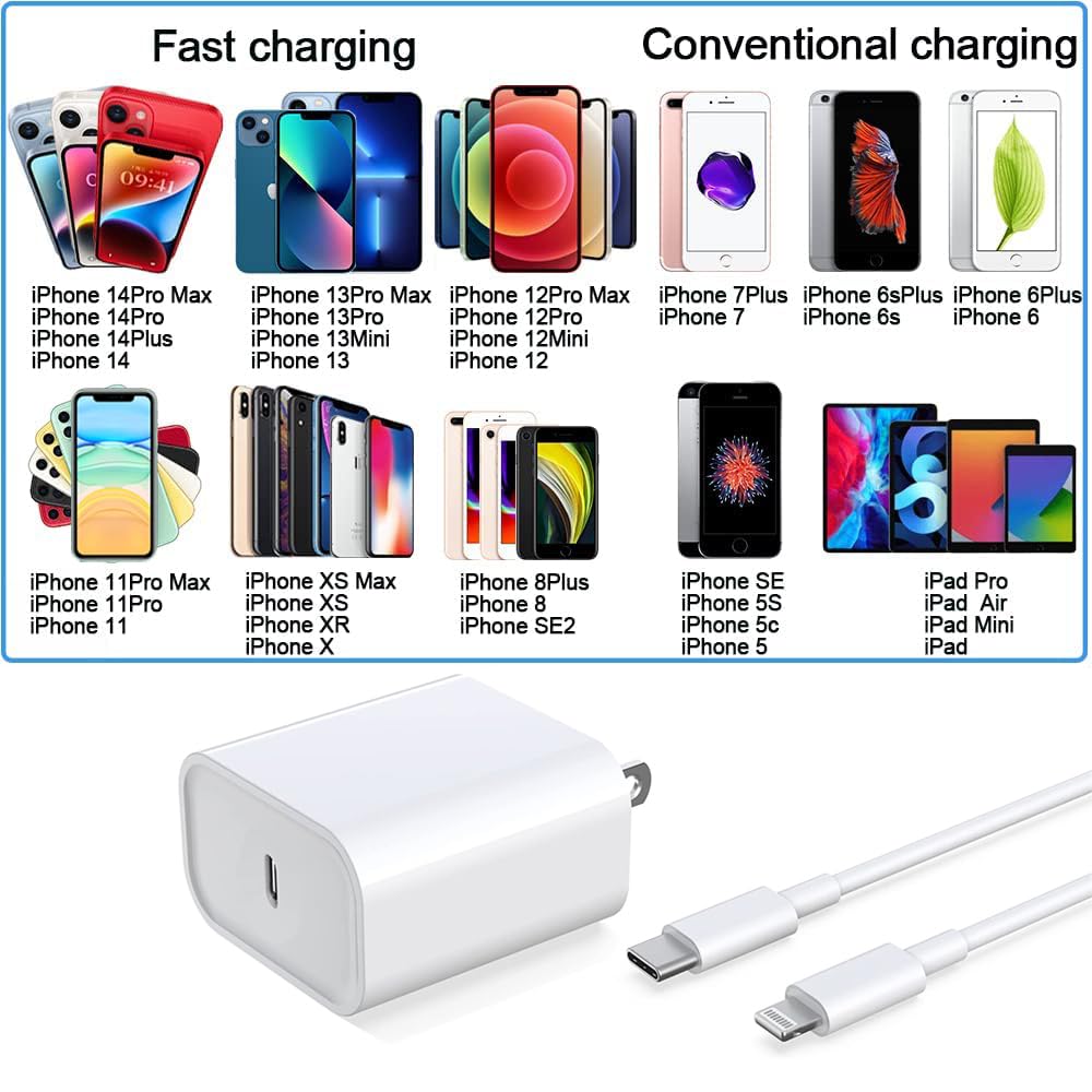 DABUSTAR quick-charge data sync up to 480 Mbps with USB-C to Lightning.