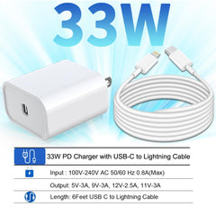 DABUSTAR 6ft Type-C to Lightning cable enabling seamless data sync.