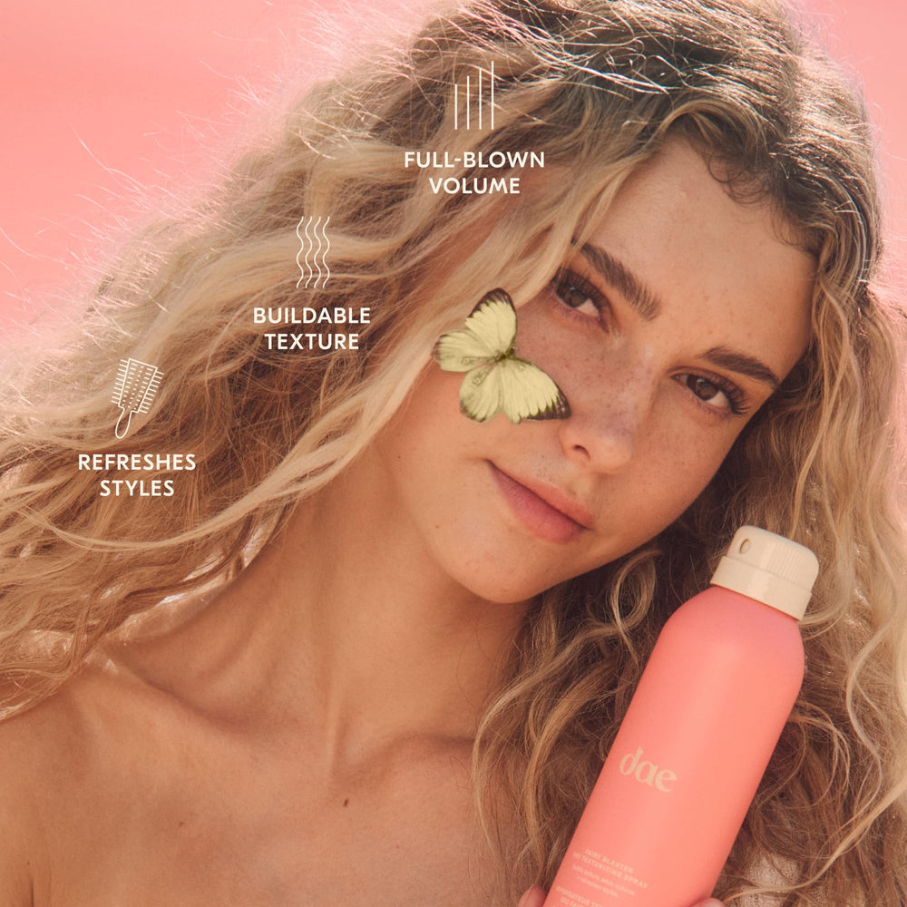 DAE Fairy Blaster scent highlight with citrus, orange blossom, vanilla.
