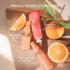 Dae Hair 3-In-1 Styling Cream being applied for sleek, frizz control.
