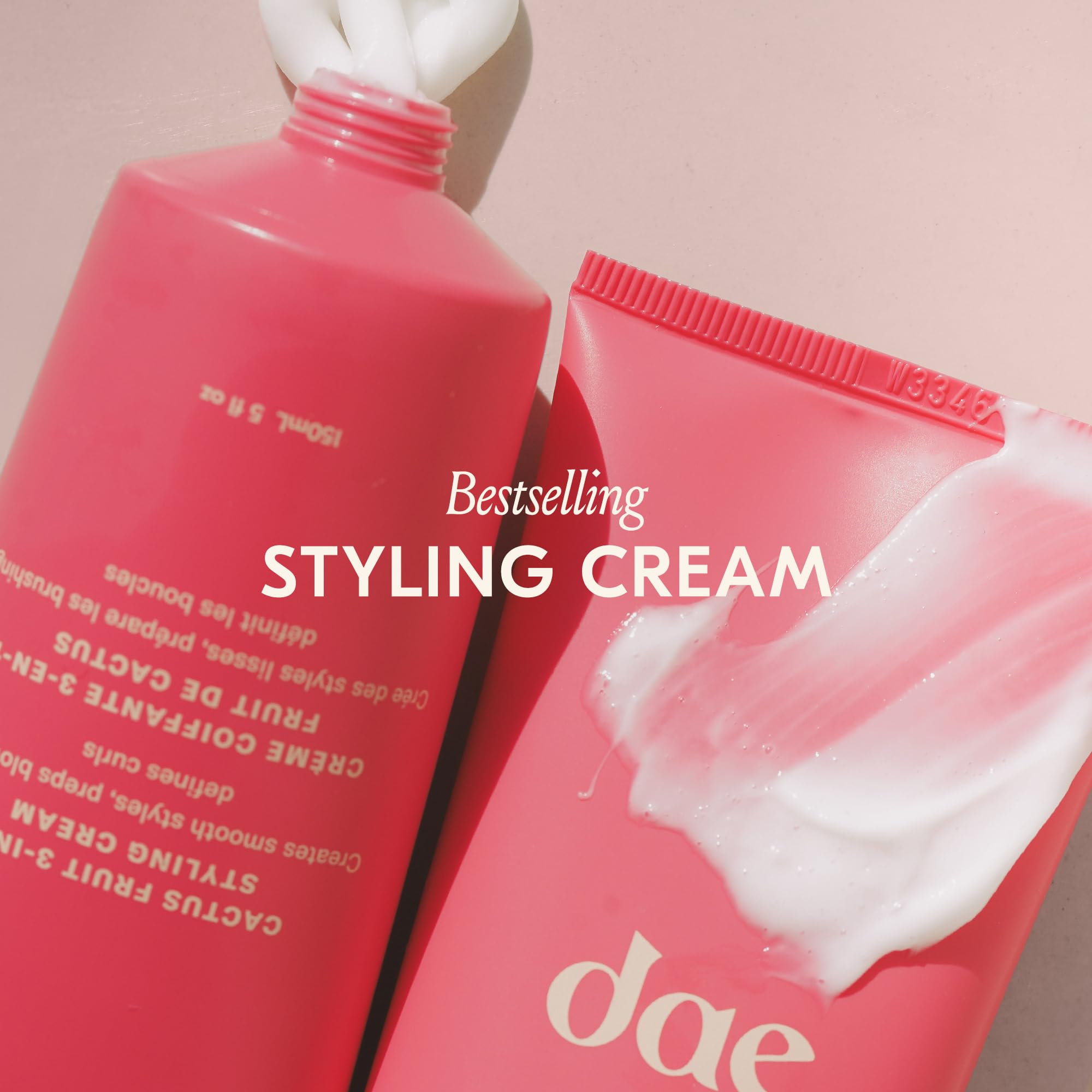 Dae Hair Wave Spray on hair creating light, breezy waves.