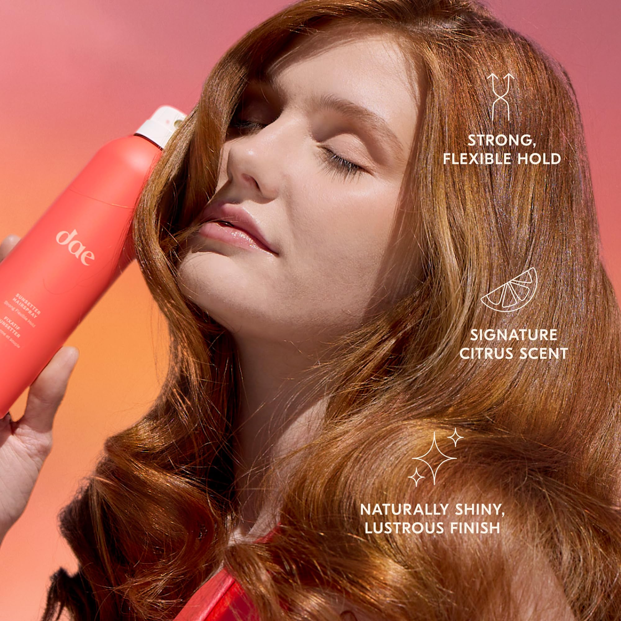 DAE Sunsetter bottle side view highlights compact styling on the go.