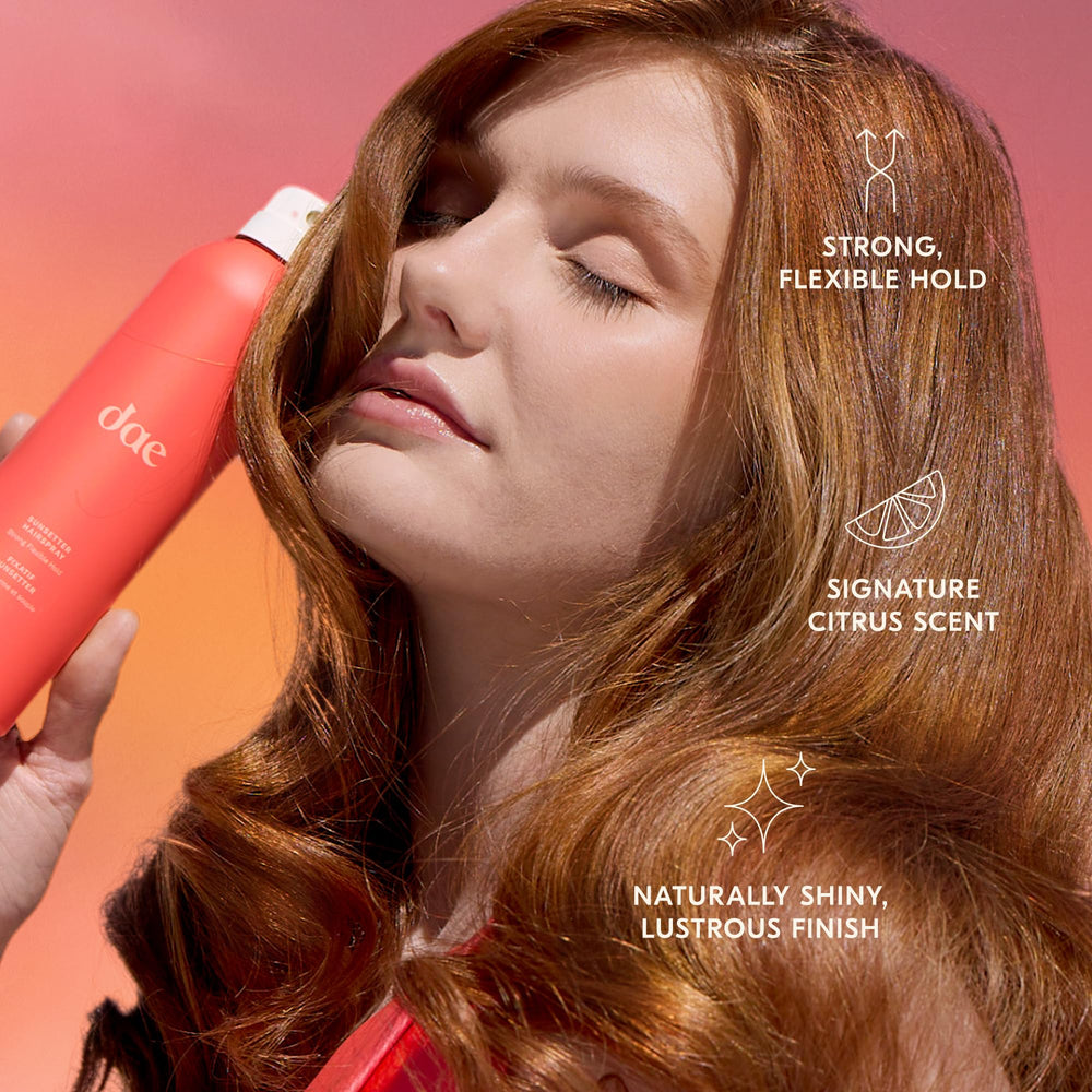 DAE Sunsetter bottle side view highlights compact styling on the go.