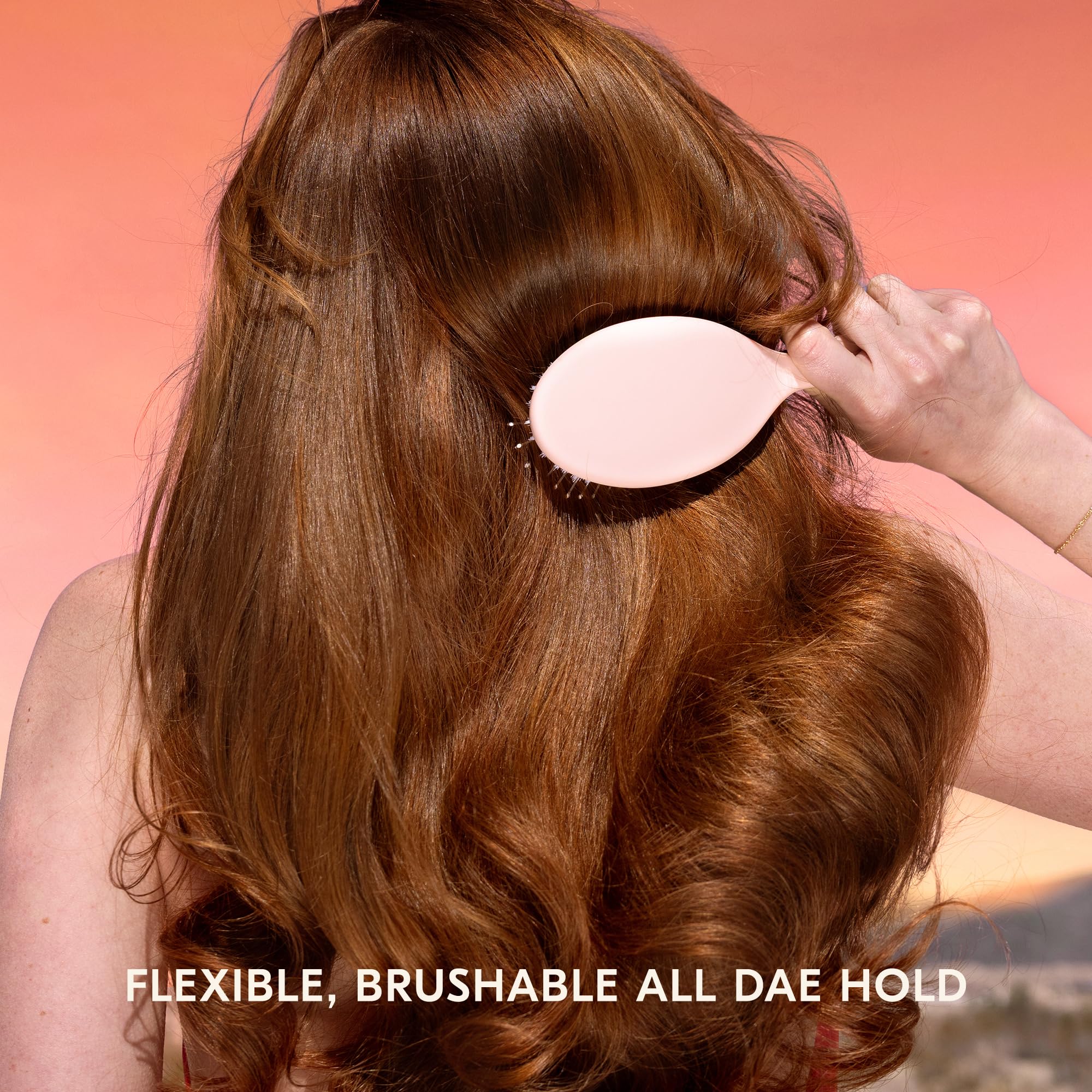 DAE Sunsetter spray action demonstrates quick-drying, nonsticky finish.