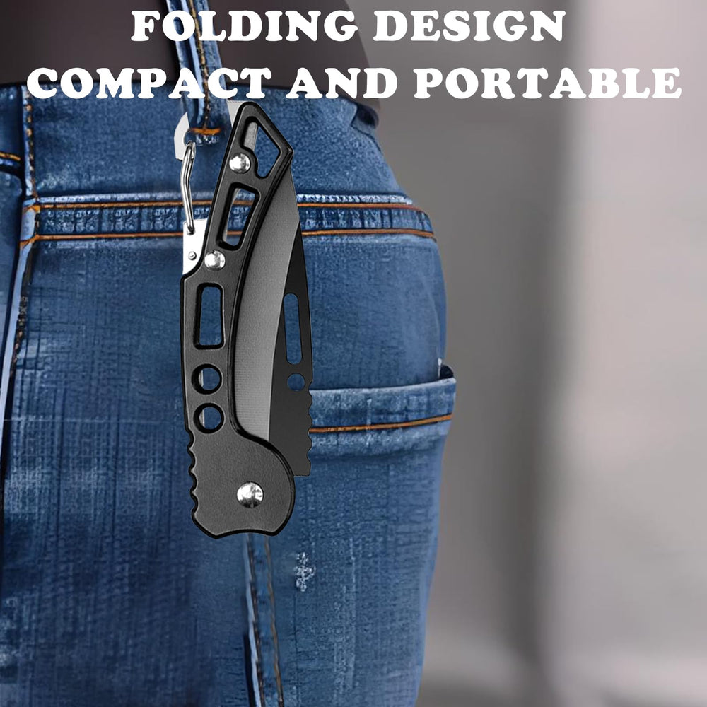 Daemson compact belt-loop clip knife stays ready on the go.