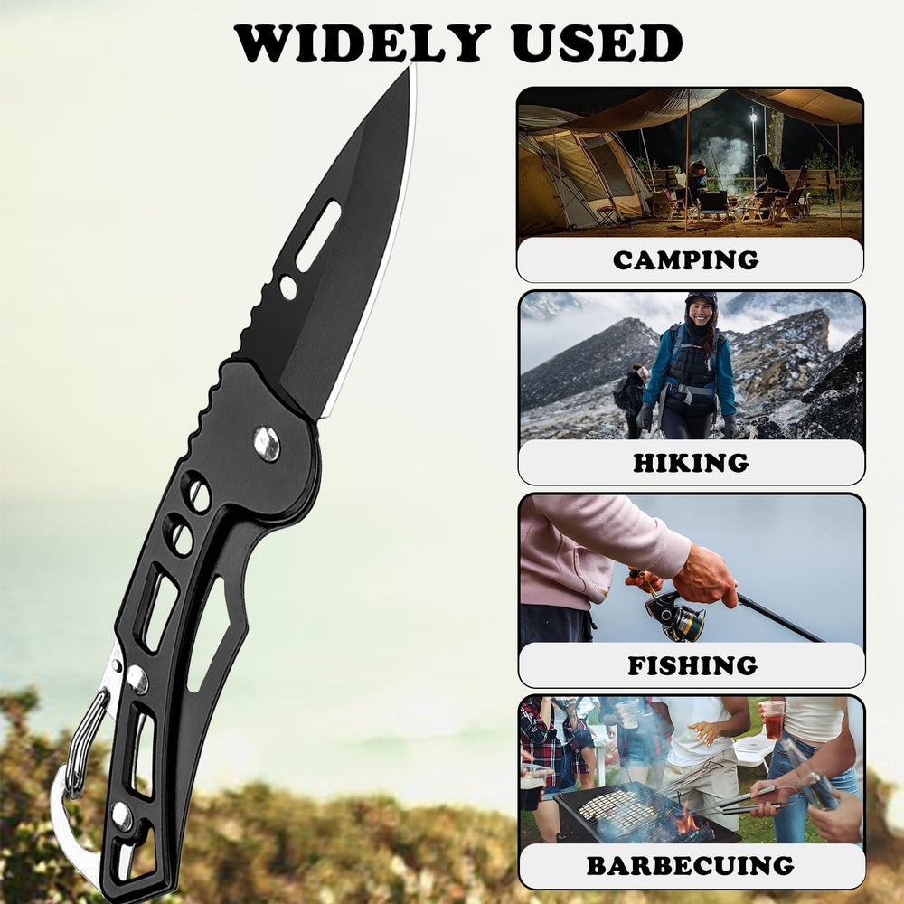 Daemson multicolor pocket knife adds style while handling daily chores.