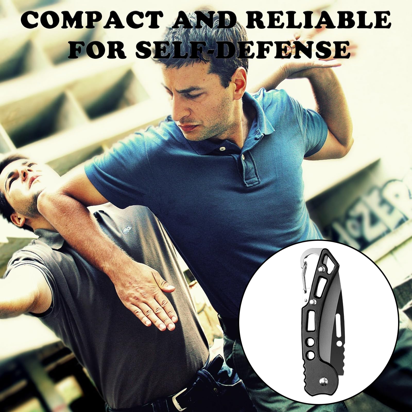 Daemson open-blade knife demonstrates quick utility for outdoors.