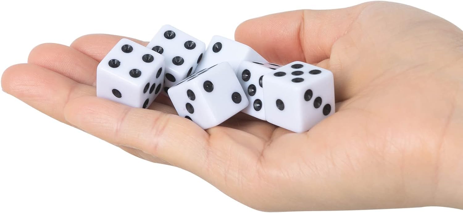 DAGONGREN compact bulk dice pack handy for travel and game night.
