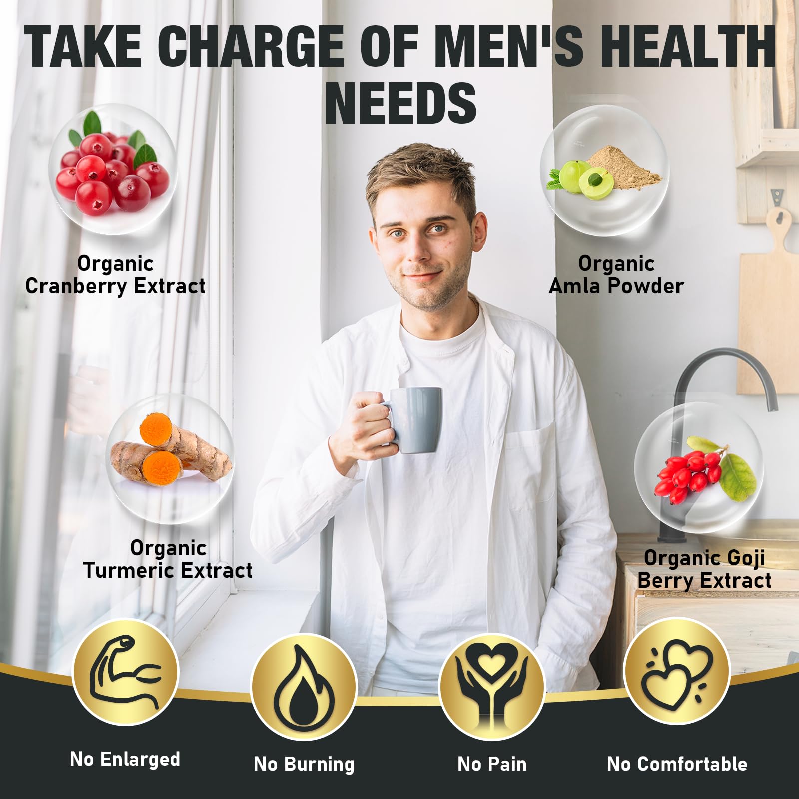 Dailanbu Probiotics turmeric cranberry goji blend image, may support holistic health.