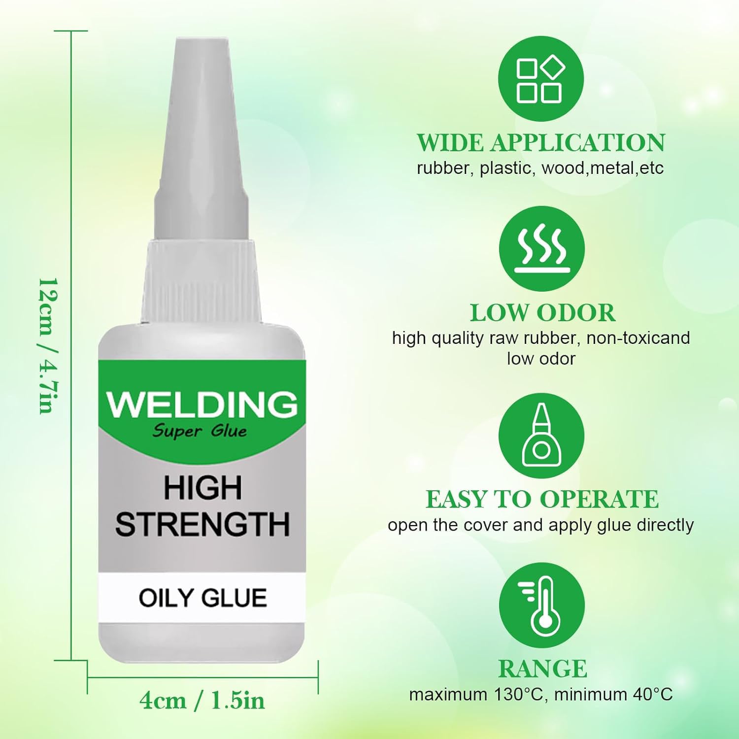 DAILEG bonds metal and plastic for versatile repairs on mixed materials.