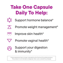 Daily Nouri vegan omega oil bottle for skin and heart wellness.