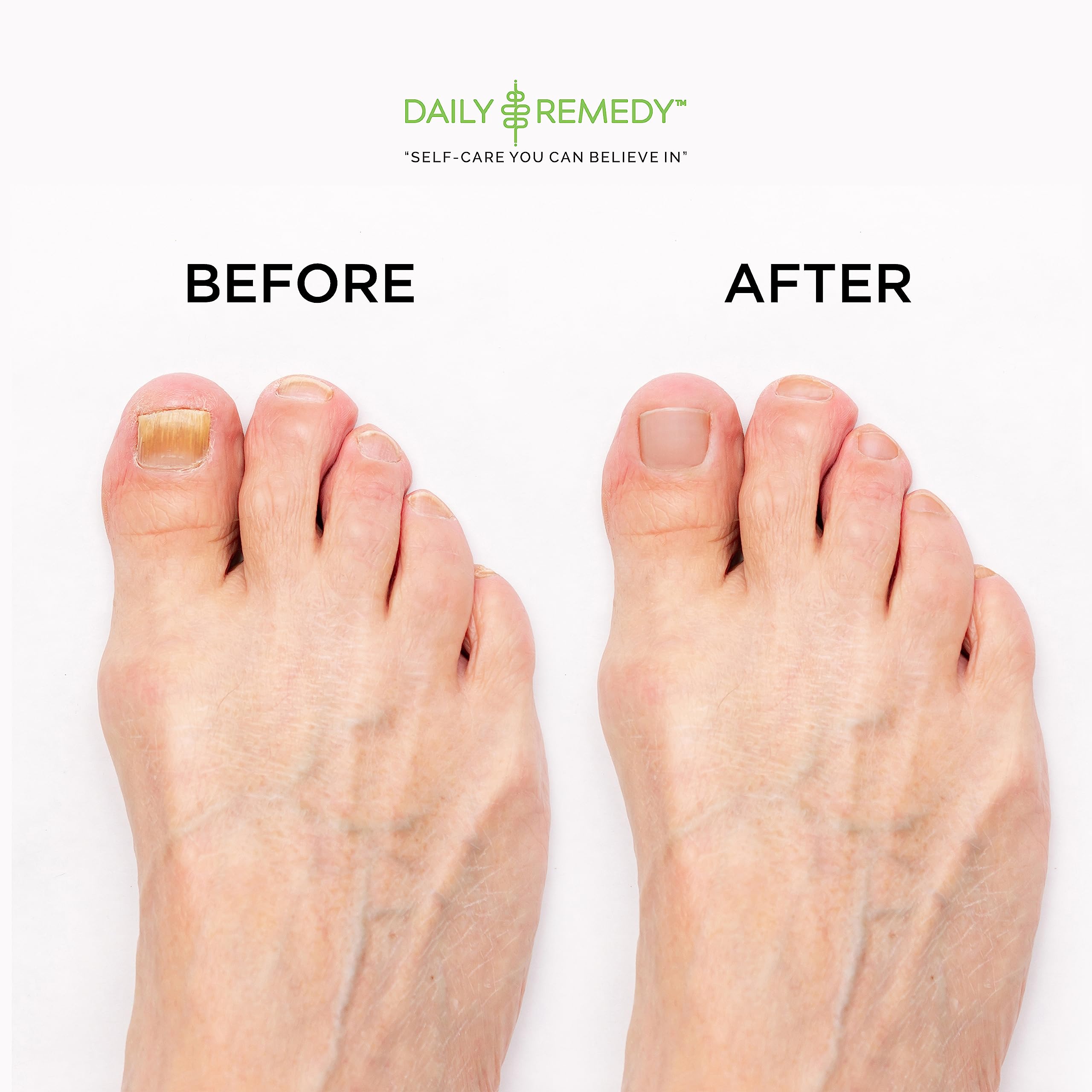 Daily Remedy foot soak US-made label highlights quality and origin