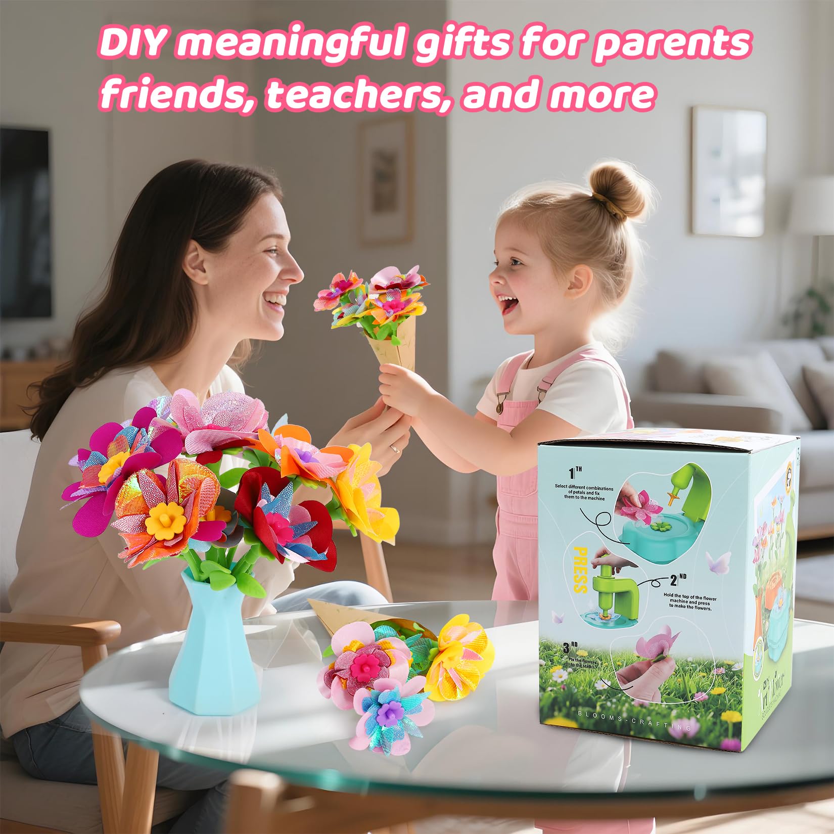 DAISRED wrapping paper enables gifting finished blooms beautifully.