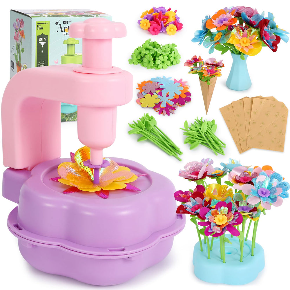 DAISRED flower maker bouquet creator helps kids craft colorful bouquets.